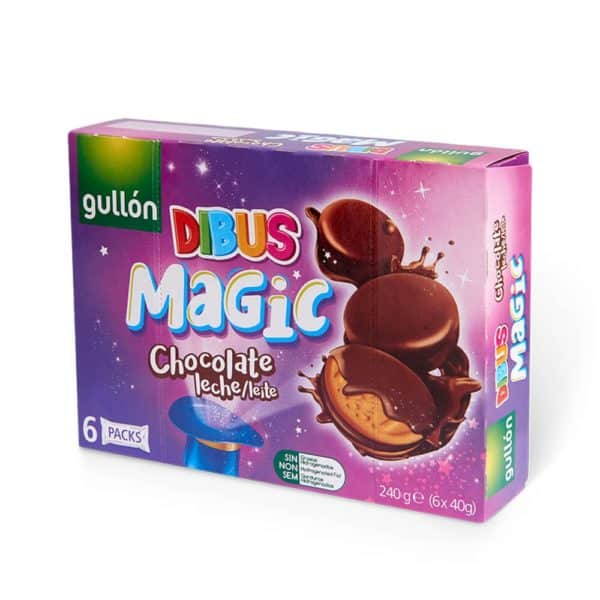 Galletas Para Ni Os Dibus Magic Cubierto Choco Gull N