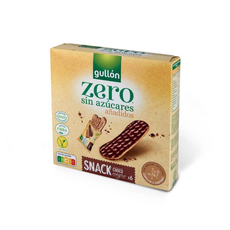 Galletas Snack Choco Zero Sin Azúcares Gullón