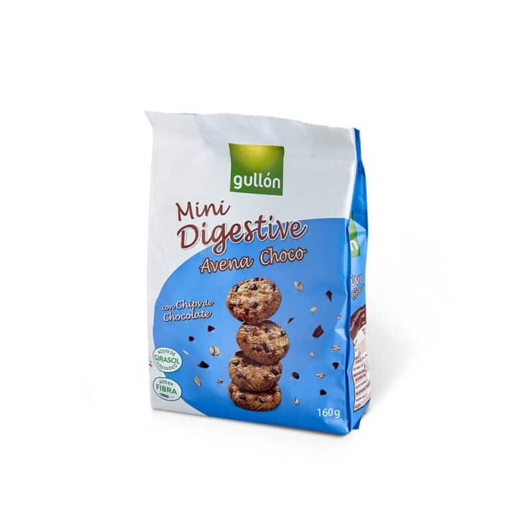 Galletas Mini Digestive Avena Choco Gull N