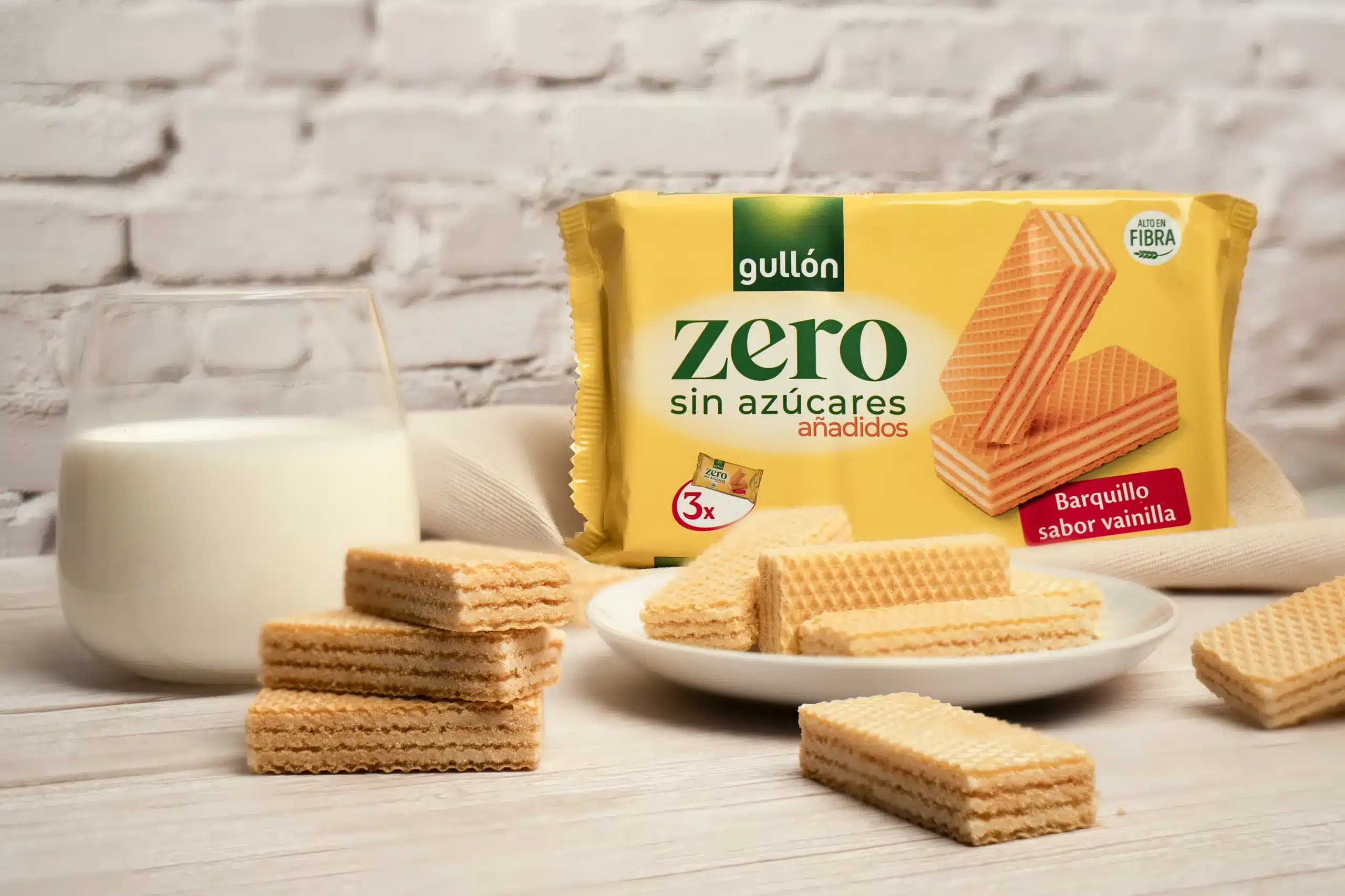 Galletas Gullón Zero Sin Azúcares Barquillos vainilla 180g