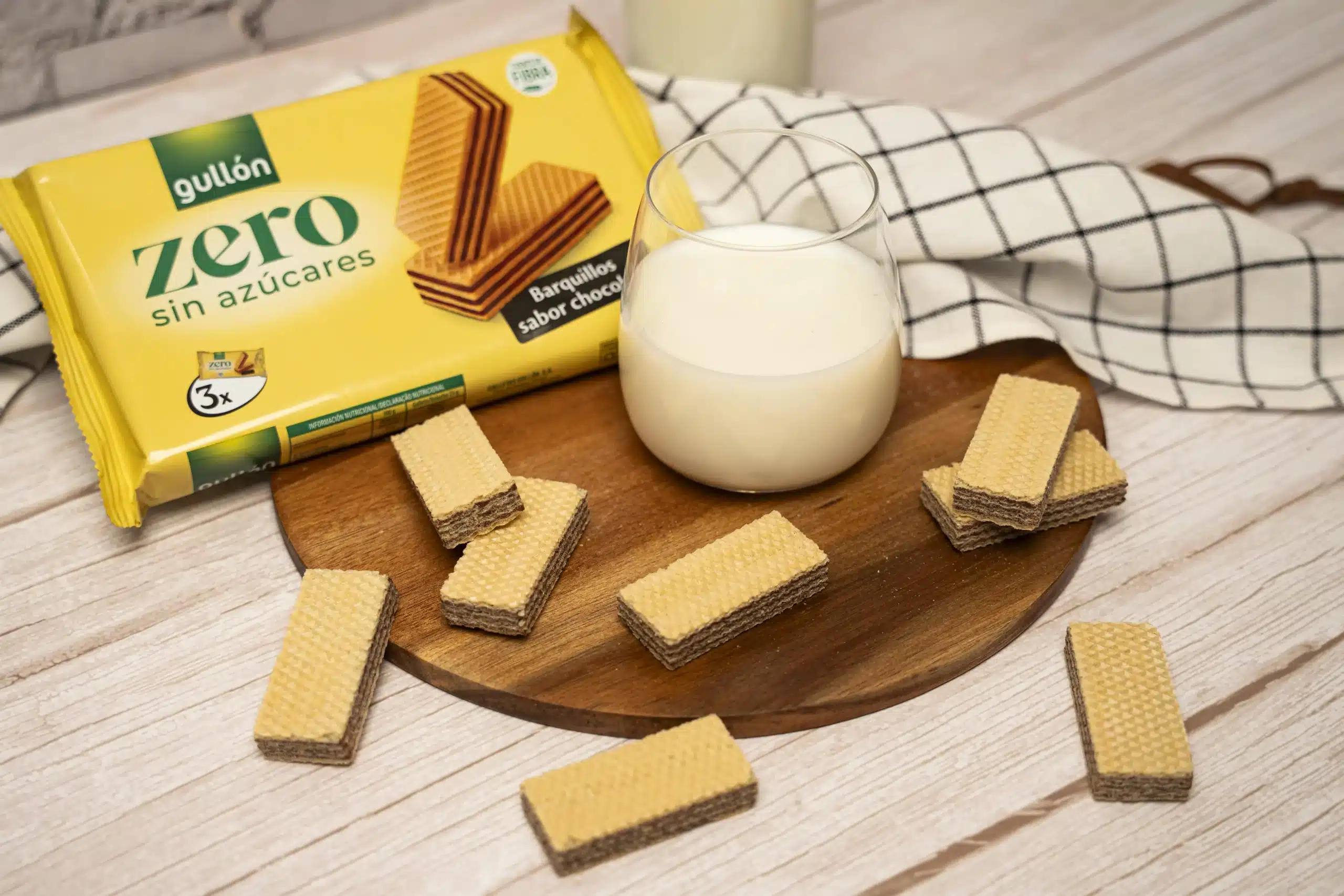 Galletas Gullón Zero Sin Azúcares Barquillos chocolate