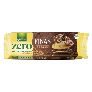 Galletas finas chocolate gullon zero sin azucares