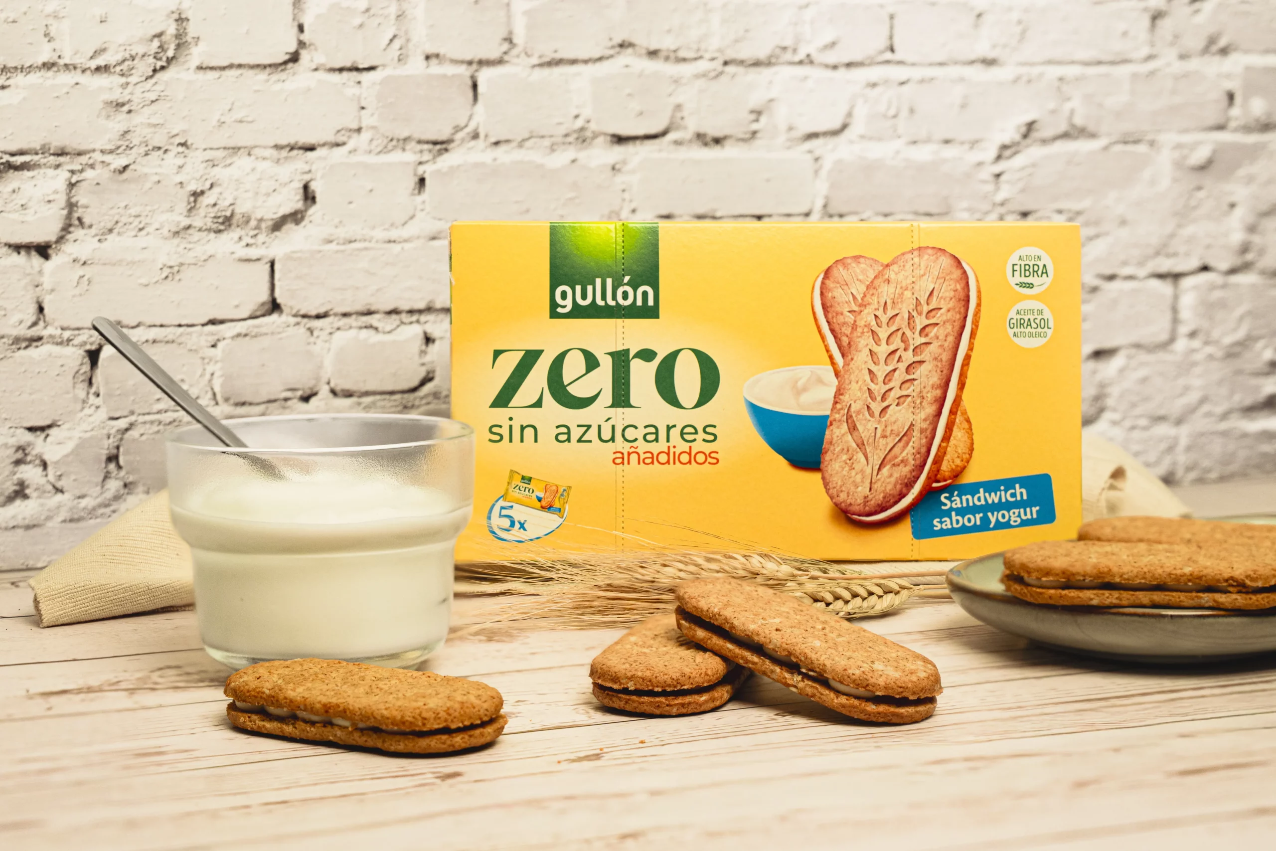 Galletas Gullon Zero Sin Azucares Sandwich Yogur