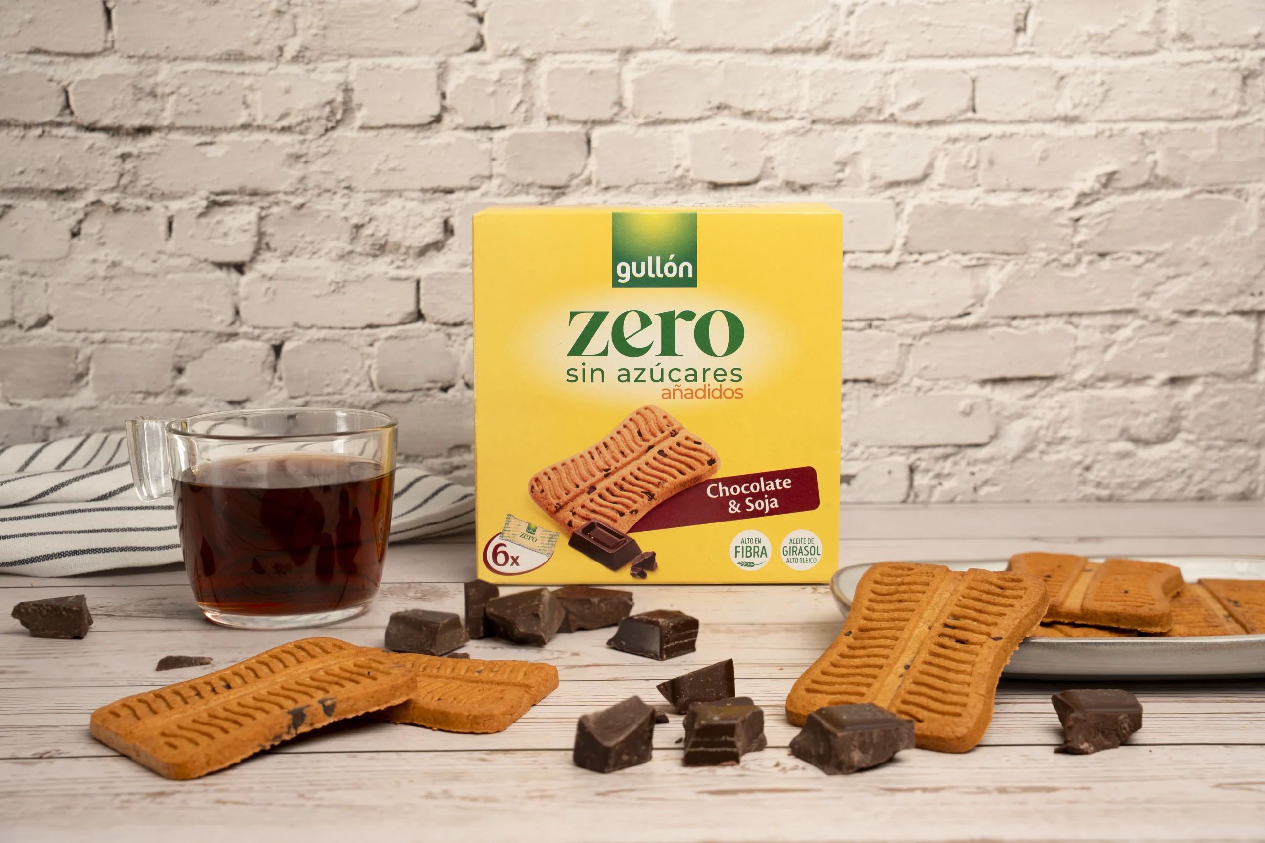 Galletas Gullon Zero Sin Azucares Snack Naranja