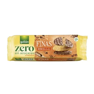 Galletas gullon zero sin azucares finas avena chocolate leche