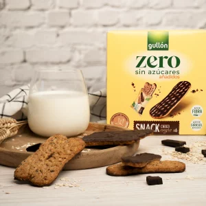 Galletas Gullon Zero Sin Azucares snack chocolate negro
