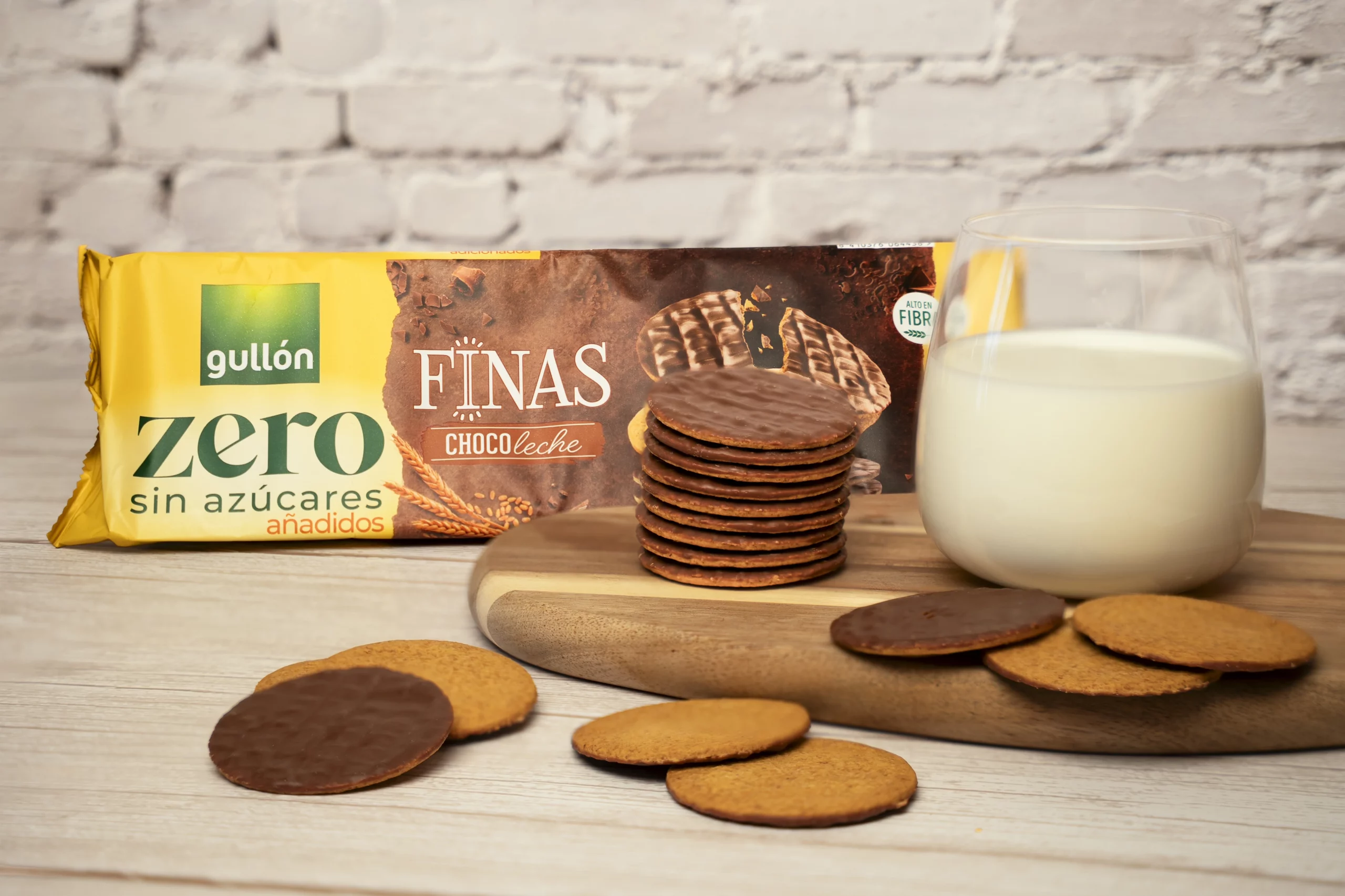Galletas finas chocolate gullon zero sin azucares