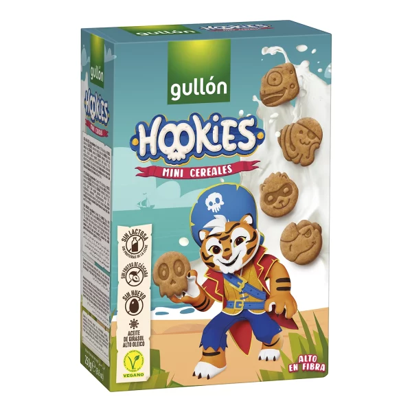 Galletas para niños Gullon Hookies Mini Cereales