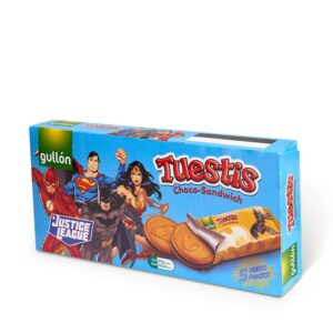 Galletas para Niños Tuestis Choco-Sándwich Superhéroes