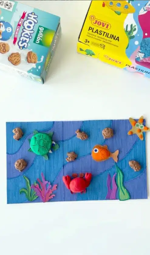 Manualidad Gullón Hookies Fondo Marino