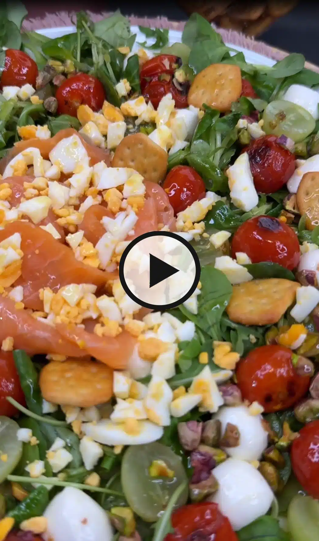 Mini Bites Gullon Ensalada de salmón @cocinacongemabarajas