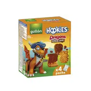 Galletas Gullon Hookies infantiles dragons chocolate con leche