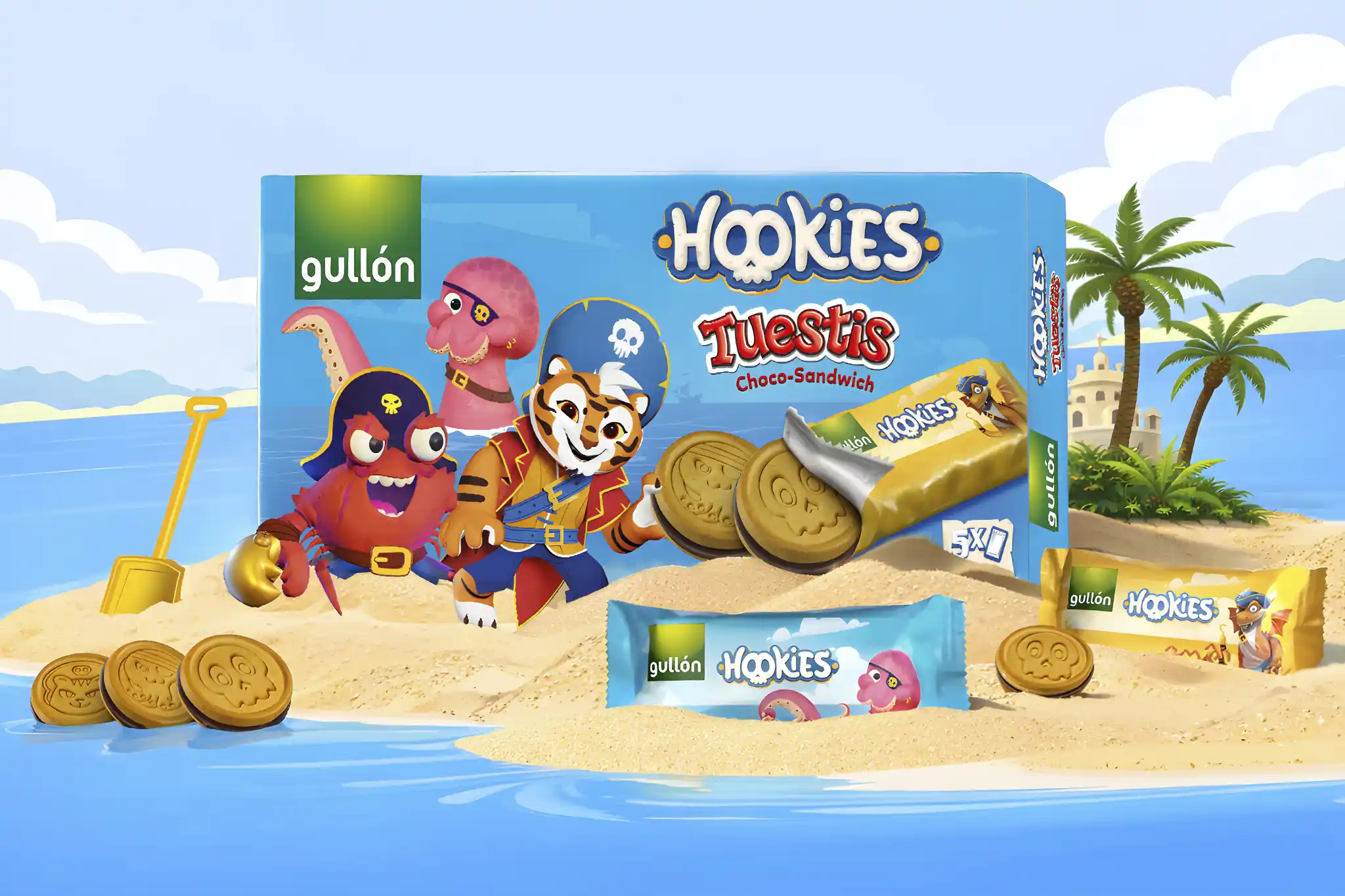 Galletas Gullon hookies Tuestis Choco Sandwich
